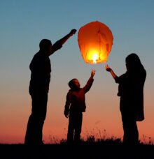 En flygande ballong